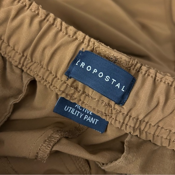 ❤️ Aeropostale Mens Green Cargo Utility Jogger Size Medium - Picture 4 of 9